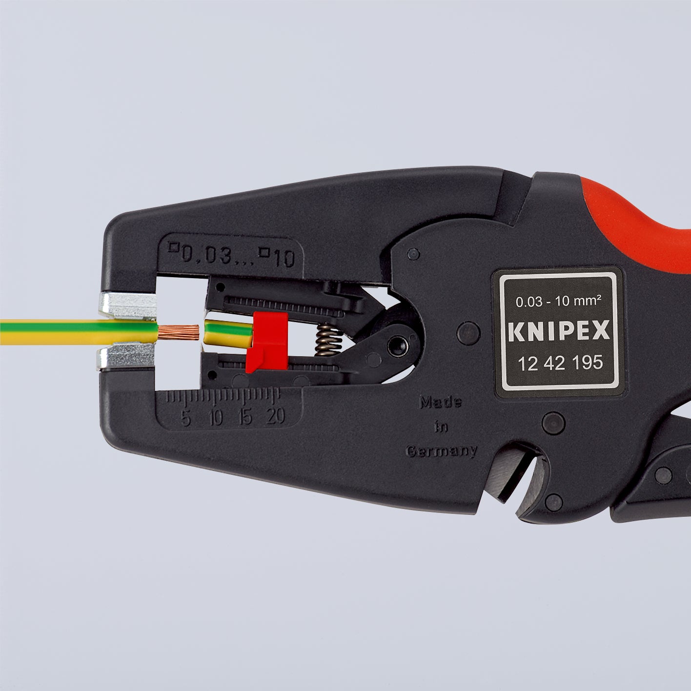 Knipex 12 42 195 - Pelacables autoajustable MultiStrip 10