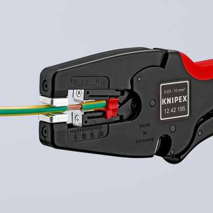 Knipex 12 42 195 – MultiStrip 10 Self-Adjusting Wire Stripper