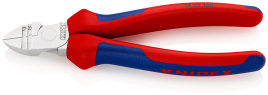 Knipex 14 25 160 - Alicates de corte diagonal con función de pelacables