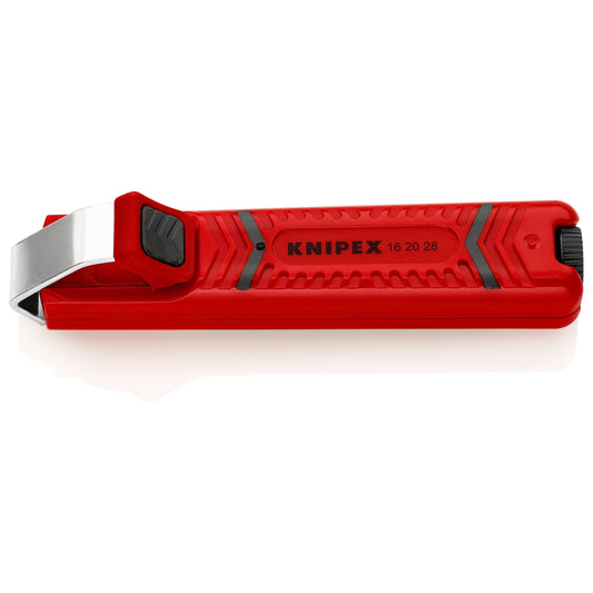 Knipex 16 20 28 SB - Couteau à câble, pour tuyaux de 8,0 à 28,0 mm2 (dans un emballage libre-service)