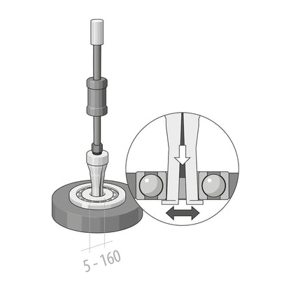 GEDORE 1.35/0 - Inertia hammer 18cm 200 g (1958062)