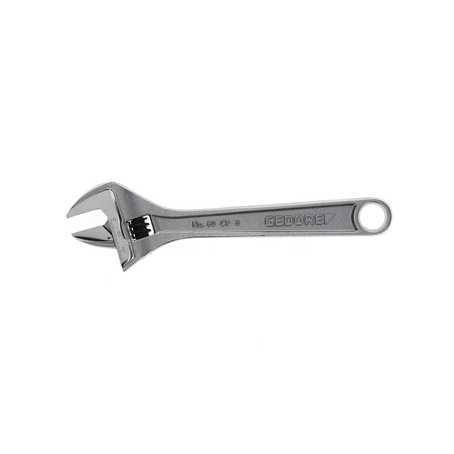 GEDORE 60 CP 8 - Chrome Adjustable Wrench, 8 '' (6381020)
