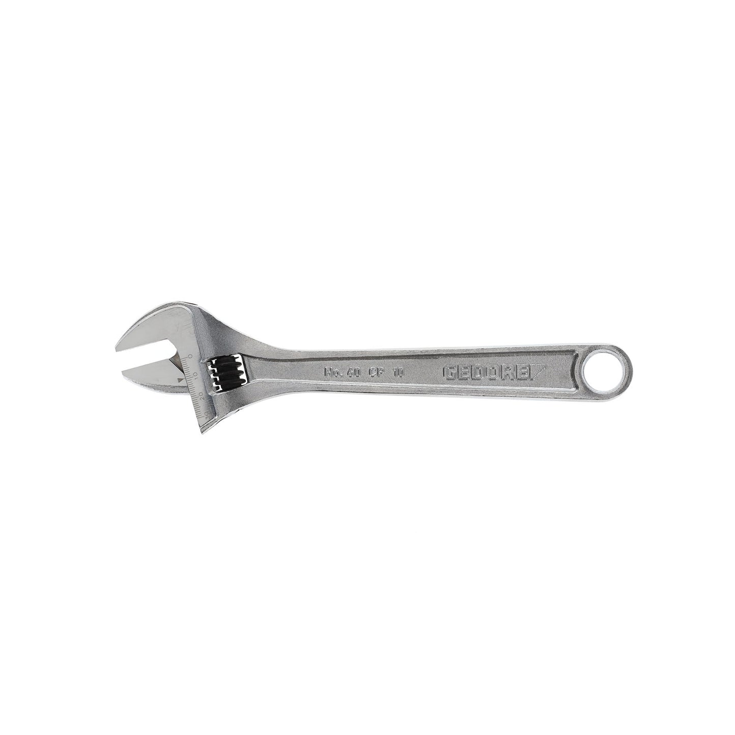 GEDORE 60 CP 10 - Chrome Adjustable Wrench, 10" (6381100)
