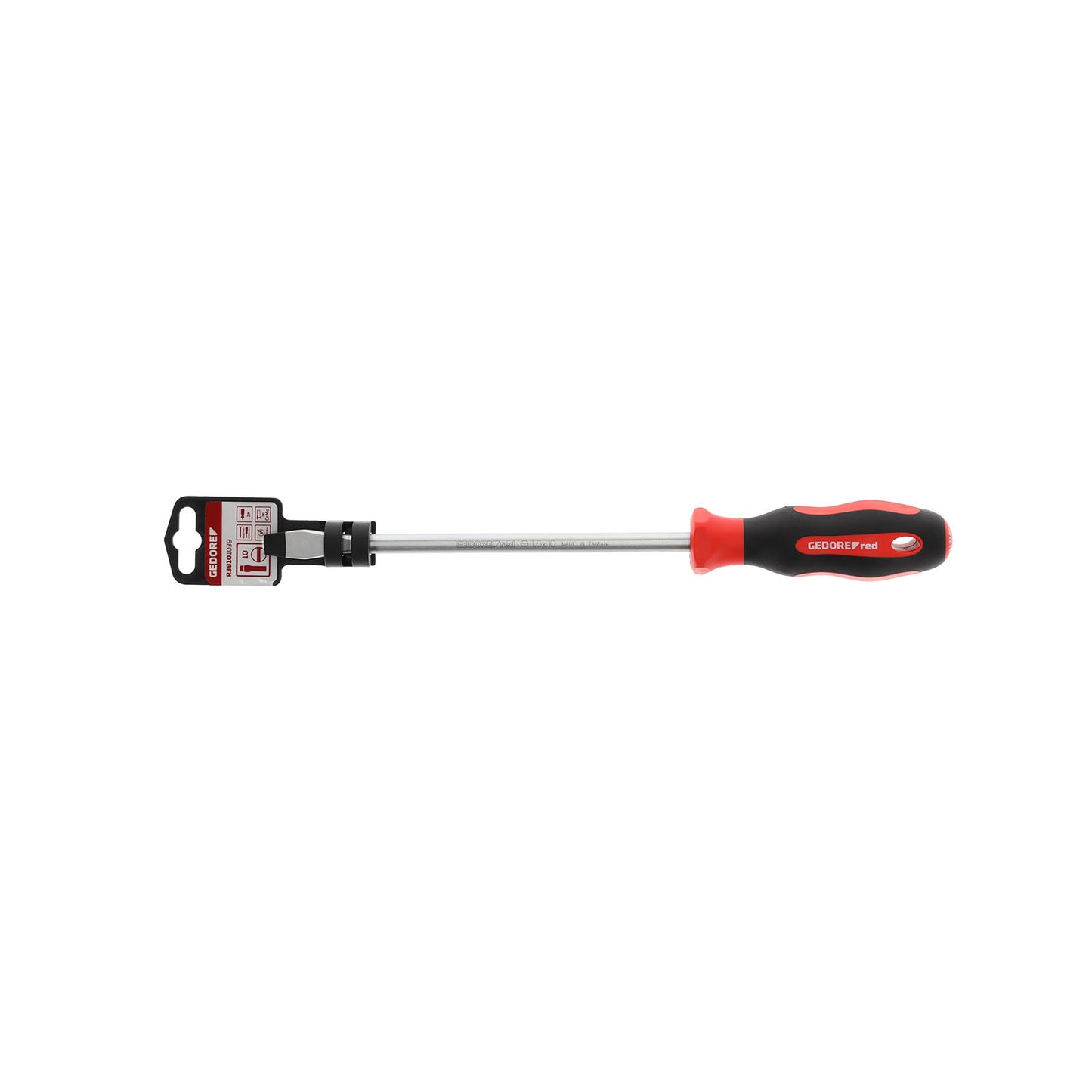 GEDORE red R38101039 - Destornillador de punta plana, 10 mm 1,6x200 mm (3301237)