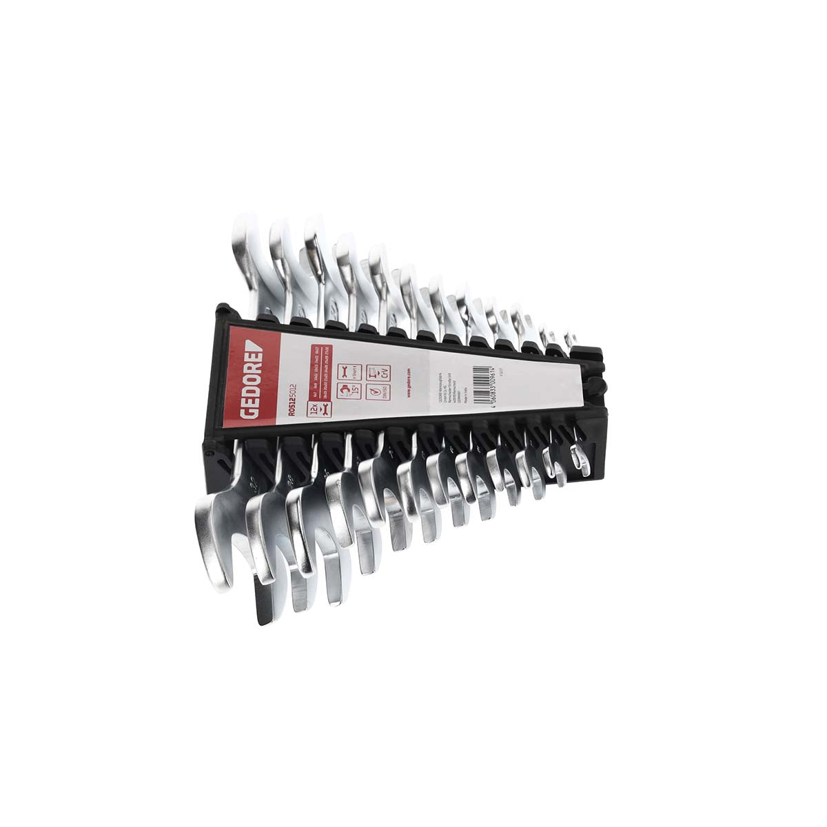 GEDORE red R05125012 – Set of 12 open-end wrenches, short model, 6-32 mm (3300961)