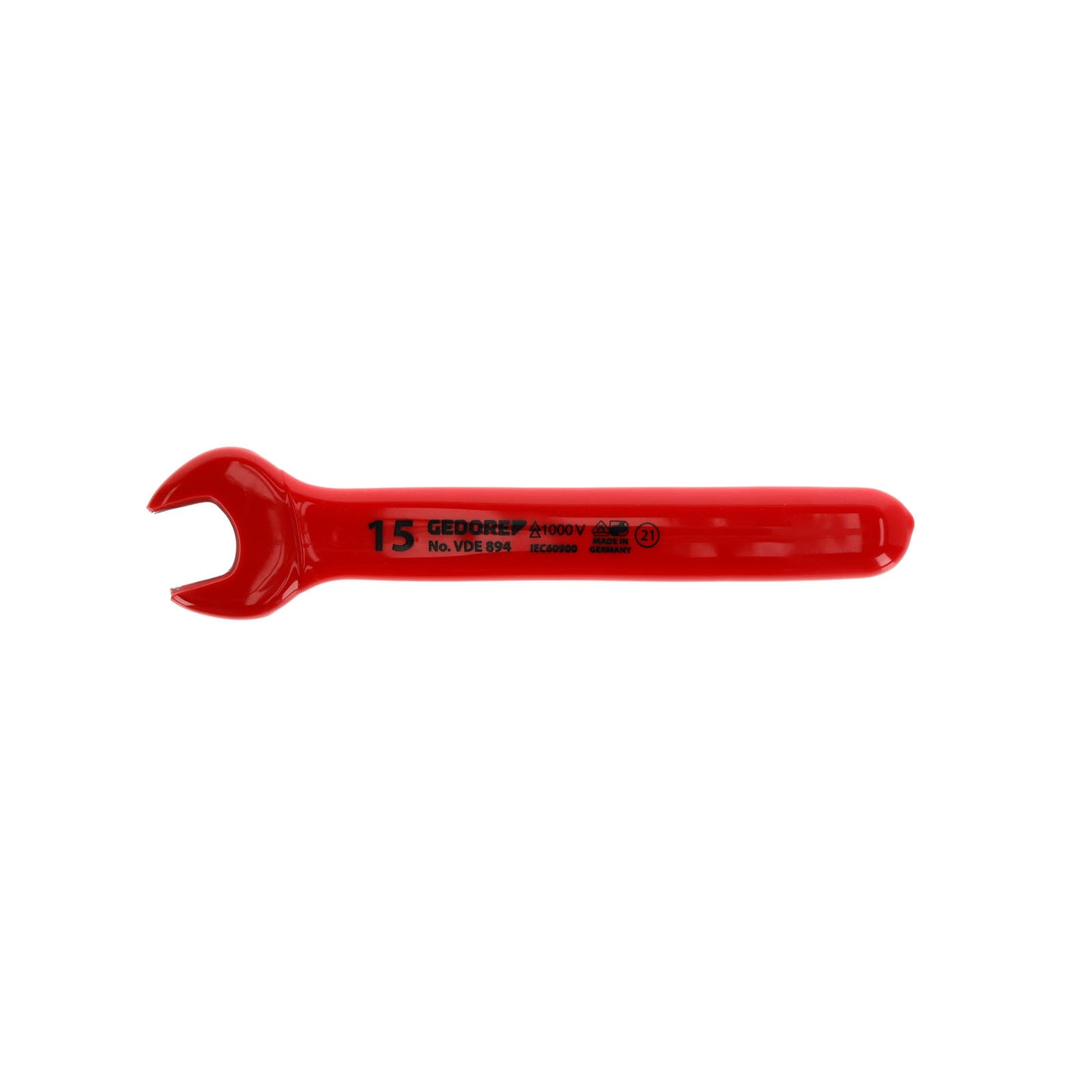 GEDORE VDE 894 15 - VDE Fixed Wrench 15 mm (6572630)