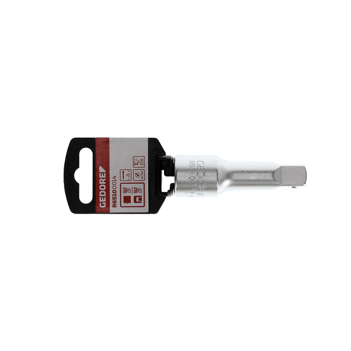 GEDORE red R65100014 - Alargadera para llaves de vaso 1/2" L=75 mm (3300403)