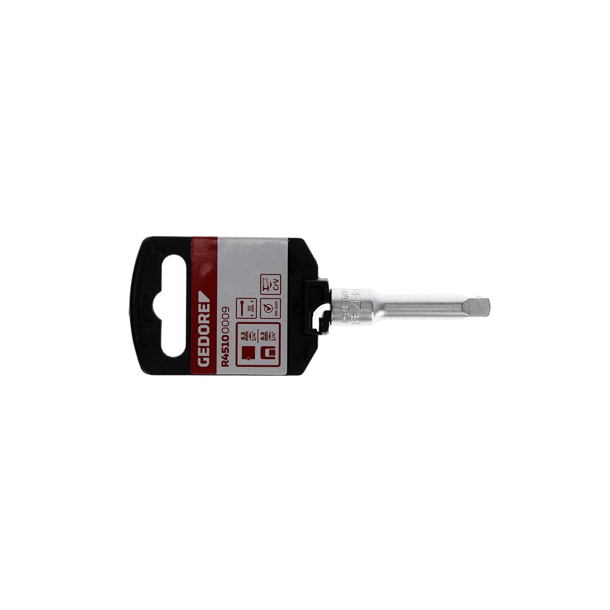 GEDORE rouge R45100009 - Rallonge pour clés à douille 1/4" L=50 mm (3300140)