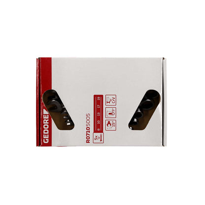 GEDORE red R07105005 - Juego de 5 llaves combinadas de carraca, 8-19 mm (3300849)