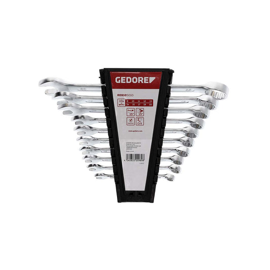 GEDORE red R09105010 - Combination wrench set, 8-22 mm, 10 pieces (3300989)