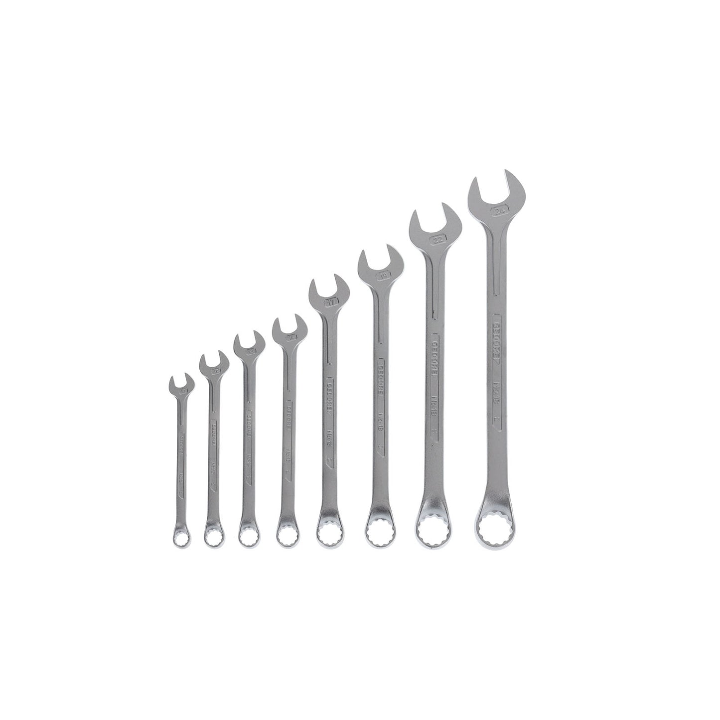 GEDORE 1 B-08 - Set of 8 Offset Combination Wrenches (6011870)