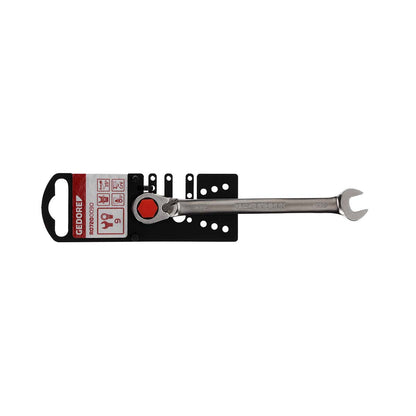 GEDORE red R07200090 - Ratchet combination wrench with shift lever, 9 mm L=158 mm (3300852)
