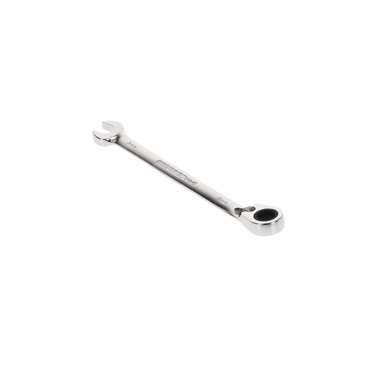 GEDORE red R07200090 - Ratchet combination wrench with shift lever, 9 mm L=158 mm (3300852)