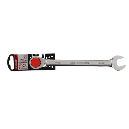 GEDORE red R07100180 - Ratchet combination wrench 18 mm L=236 mm (3300838)