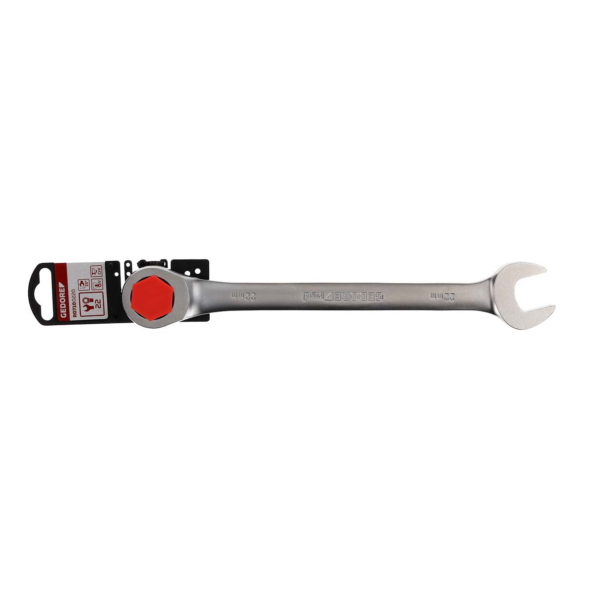 GEDORE red R07100220 - Ratchet combination wrench 22 mm L=310 mm (3300842)