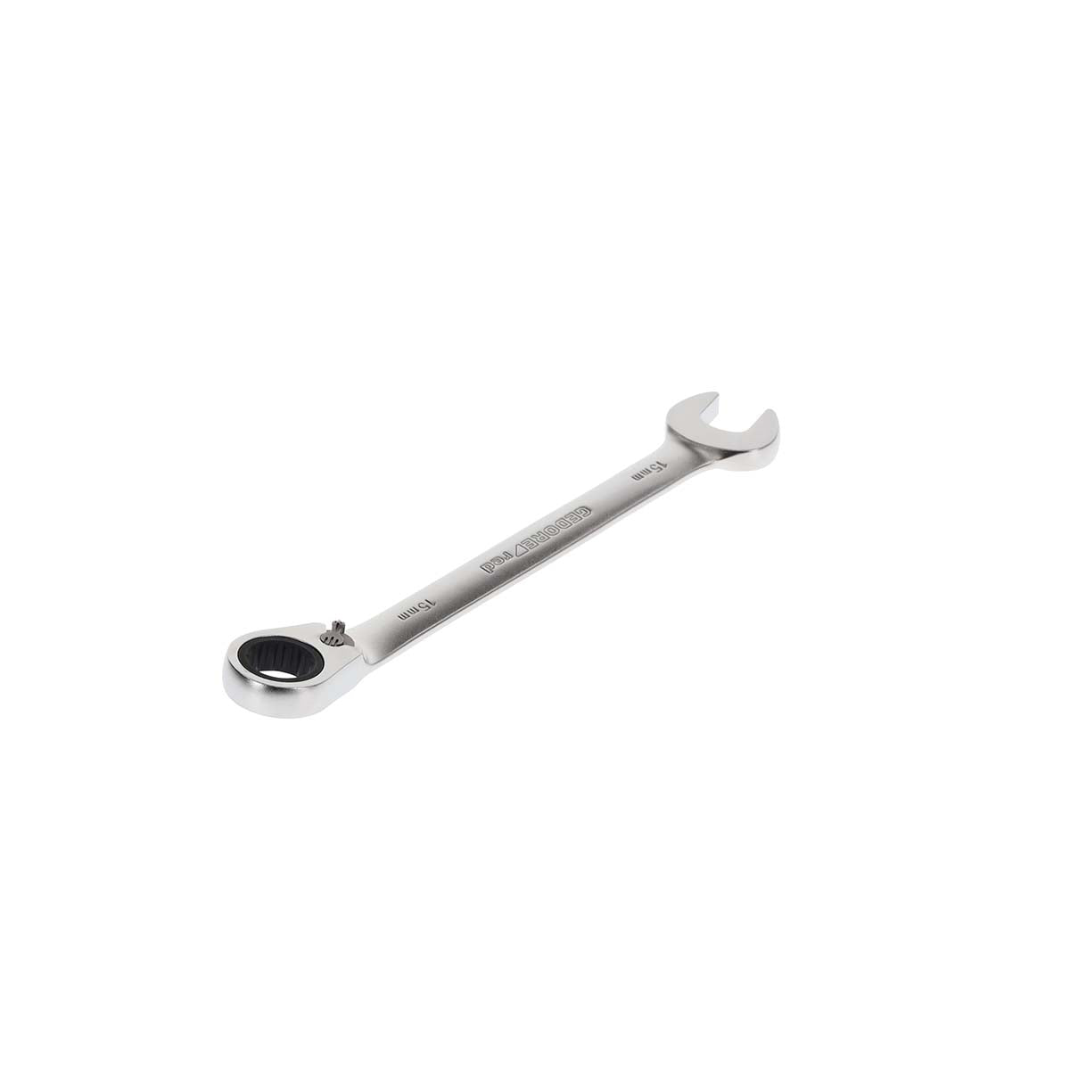 GEDORE red R07200150 - Ratchet combination wrench with shift lever, 15 mm L=198 mm (3300858)