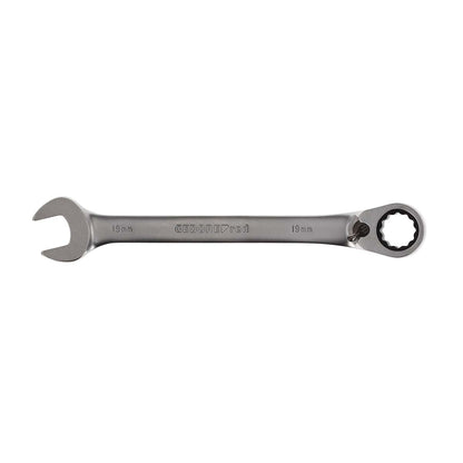 GEDORE red R07200190 - Ratchet combination wrench with shift lever, 19 mm L=245 mm (3300862)