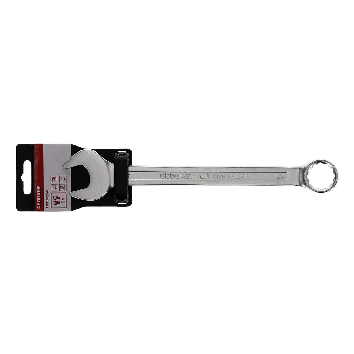 GEDORE red R09100240 - Combination wrench 24 mm L=282 mm (3300980)