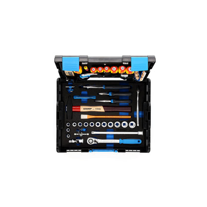 GEDORE 1100-01 - L-Boxx + Assortment of 58 tools (2658194)