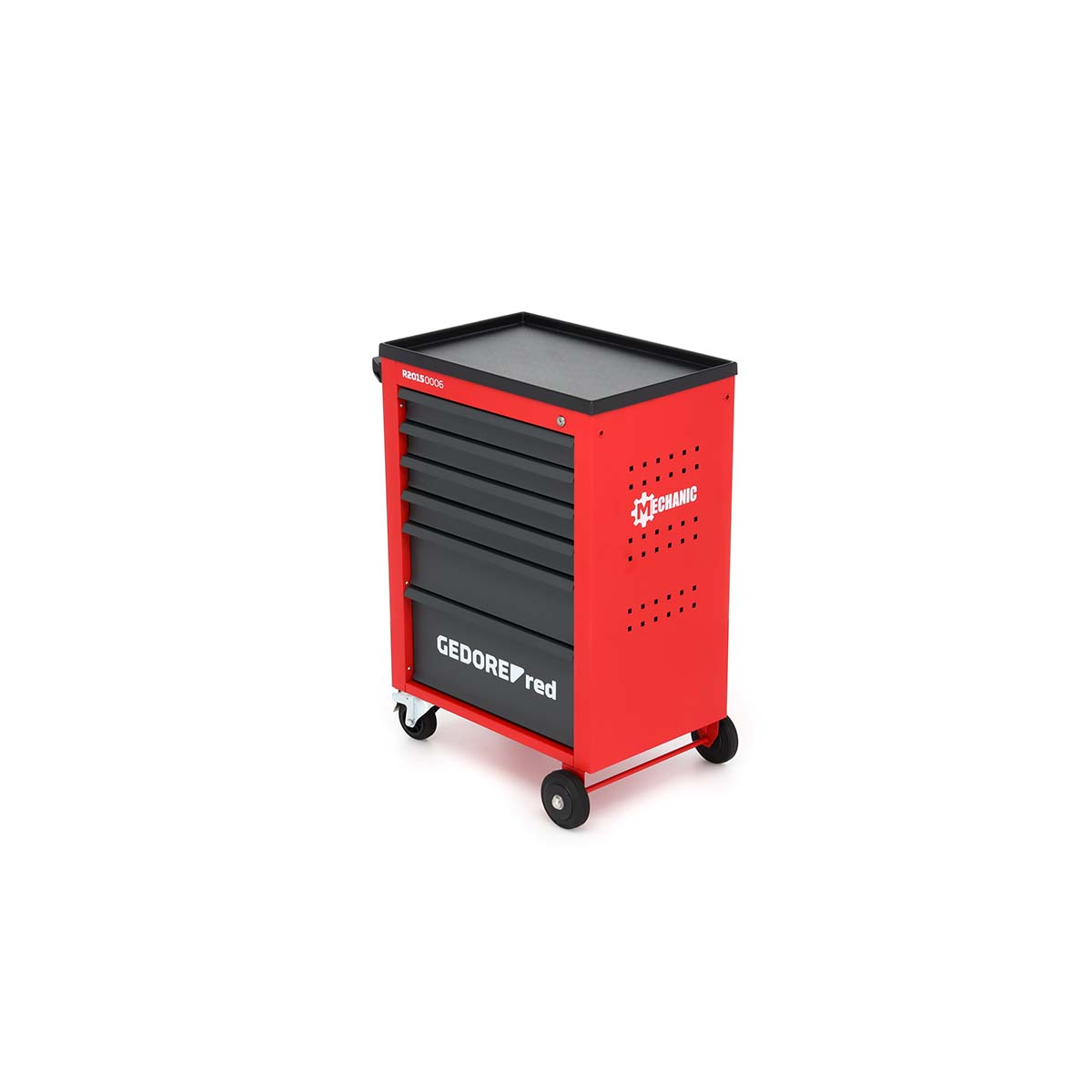 GEDORE red R20150006 - MECHANIC red workshop trolley, with 6 drawers 910x628x418 mm (3301663)