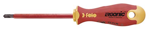 Felo 41610290 - Felo Ergonic VDE insulated screwdriver (+/-) H1x80 mm.