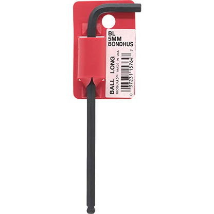 Bondhus 15764 - Bondhus ProGuard Ball Point L-Wrench 5.0 mm. (self-service packaging with barcode)