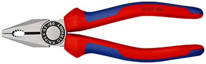 Knipex 03 02 180 SB - Knipex universal pliers 180 mm. with two-component handles (in self-service packaging)