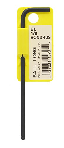 Bondhus 15707 - Bondhus ProGuard Ball Point L-Wrench 1/8" (Self-Service Packaging with Bar Code)