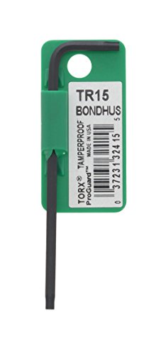 Bondhus 32415 - Bondhus ProGuard Torx TR15 Tamper-Resistant L-Wrench (Self-Service Packaging with Barcode)