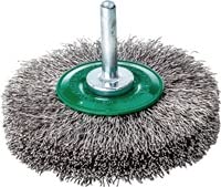 LessMann 414342 - LessMann 40 mm circular brush with spike. ROF 0.20 crimped stainless steel wire