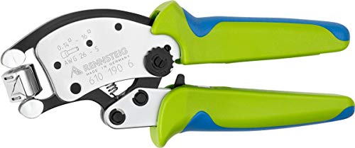 Rennsteig 610 190 6 - Rennsteig Twistor 16 self-adjusting crimping tool for hollow ferrules from 0.14 to 16 mm2 (square crimp)