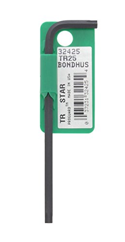 Bondhus 32425 - Bondhus ProGuard Torx TR25 Tamper-Resistant L-Wrench (Self-Service Packaging with Barcode)