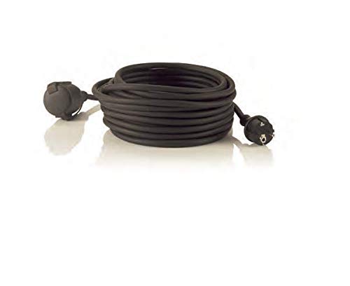 Hedi VK5NF - Rallonge Hedi 5 m. câble en caoutchouc néoprène 3G1.5 couleur noir IP44