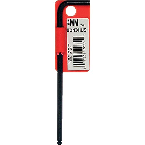 Bondhus 15760 - Bondhus ProGuard Ball Point L-Wrench 4.0 mm. (self-service packaging with barcode)