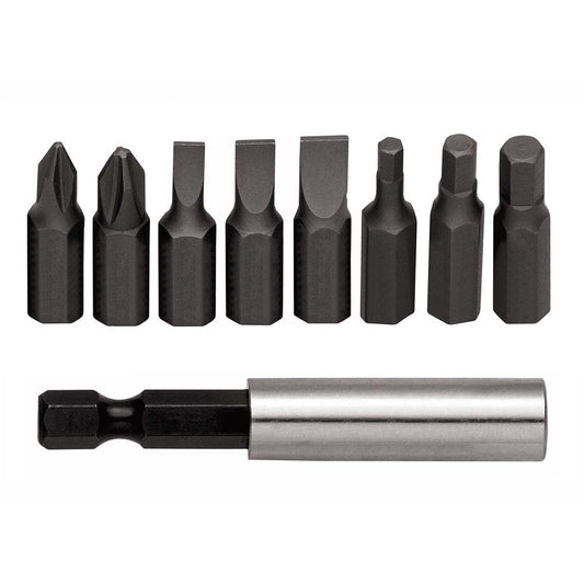 GEDORE red R33005009 - 1/4" PH+SL+hexagonal bit set with magnetic bit holder, 9 pieces (3301346)