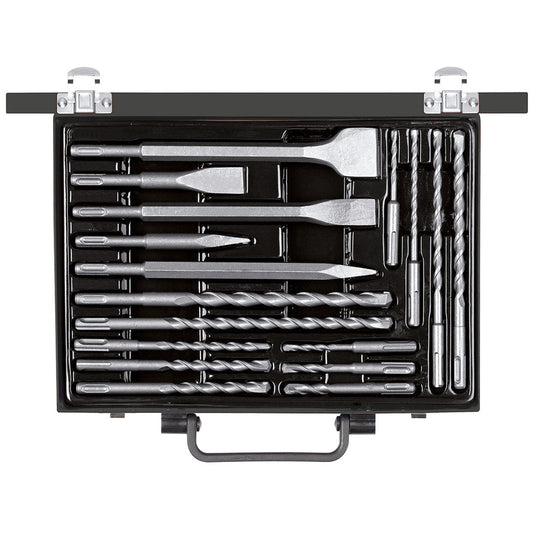 GEDORE red R93550017 - Suitcase with SDS-PLUS drill and chisel set, 17 pieces (3301614)