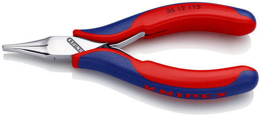 Knipex 35 12 115 - Alicate de montaje para electrónica