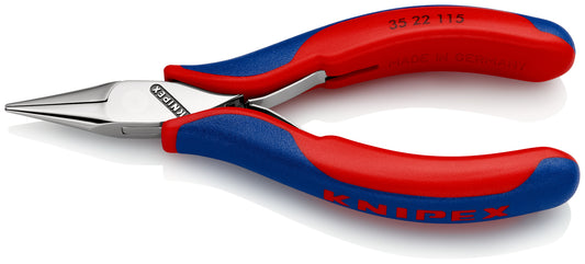 Knipex 35 22 115 SB - Alicate de montaje para electrónica