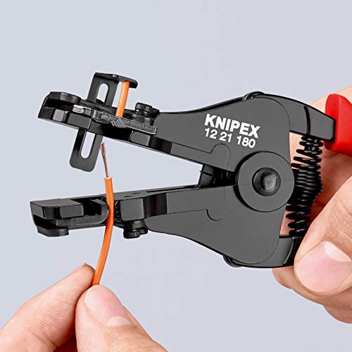 Knipex 12 21 180 EAN - Pelacables de precisión Knipex 180 mm. con mangos PVC