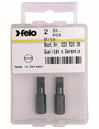Felo 02052036 - Blister of 2 Felo Industry C6.3 tips 5.5x1.0x25 mm.