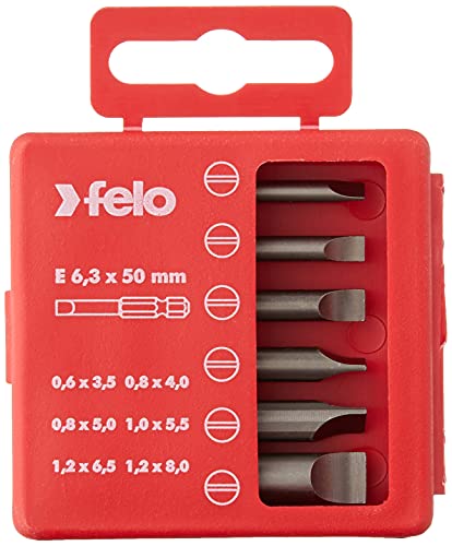 Felo 03091516 - Felo PROFI 50 mm flat bit set.