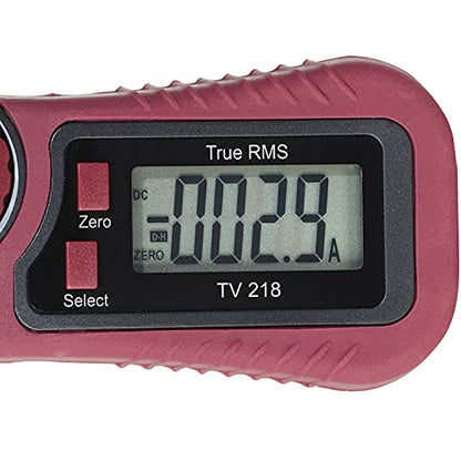 Testboy TV 218 - Pince multimètre numérique compacte Testboy, plage de tension 40-200 V. AC/DC