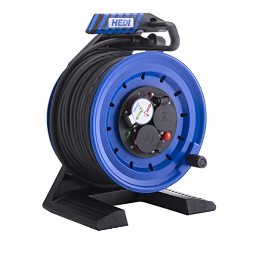 Hedi K7A25NTF - Hedi GENERATION 7 COMPANION cable reel with 25 m neoprene rubber cable. x 3G1.5 (IP44)
