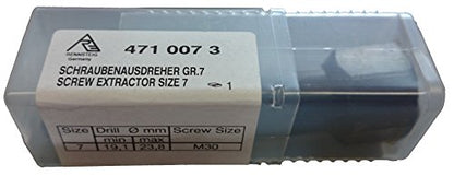 Rennsteig 471 001 3 - Extractor de tornillos Rennsteig con doble filo M5-M6