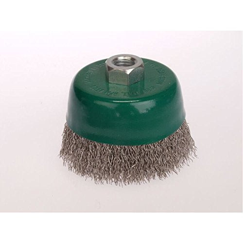 LessMann 427367 - LessMann cup brush 125 mm./M14x2.0 mm. ROH 0.30 crimped stainless steel wire