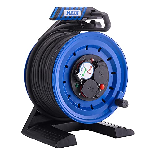 Hedi K7A40NTF - Hedi GENERATION 7 COMPANION cable reel with 40 m neoprene rubber cable. x 3G1.5 (IP44)