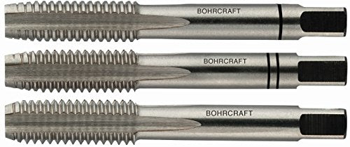 Bohrcraft 41001100300 - Bohrcraft Male hand progr. DIN 352 jg. 3pcs. HSS // M 3 BC-UB