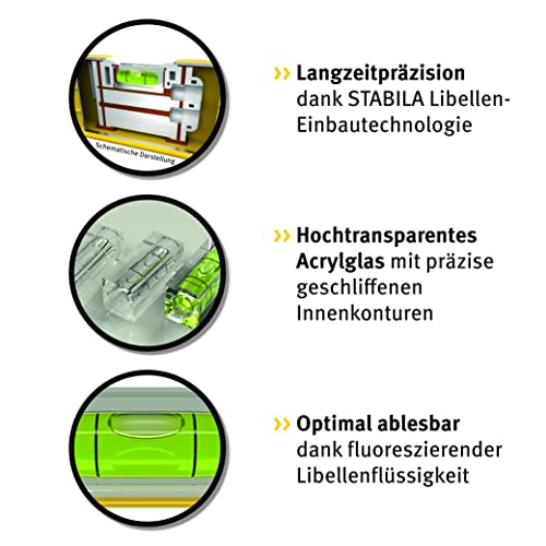 Stabila 191627 - 30 cm Spirit Level Series 80AS