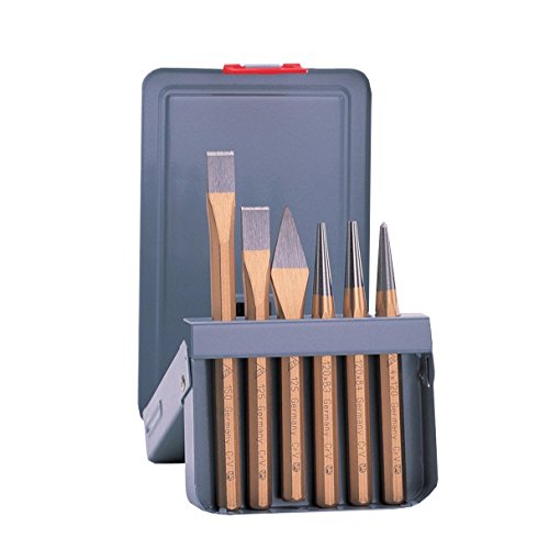 Rennsteig 421 002 0 - Metal case with 6 Rennsteig impact tools