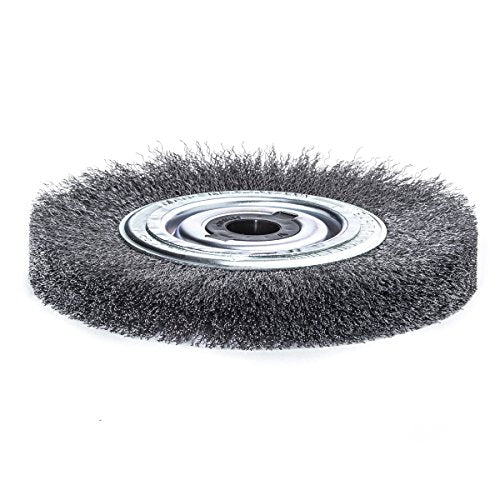 LessMann 387162 - Wheel brushes dia 300 mm width 35-40 mm tube 100 mm steel wire STA crimped 0.30 mm